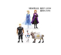 (A05) Figuras de acción de PVC de Disney Frozen, Reina de las Nieves, Elsa, Anna, Olaf, Kristoff, Sven,