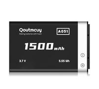 A051 - Batería de repuesto para Fritz!Fon C6 Telekom Sinus 806, Snom M65, Telefunken FHD 170/5 (ion de litio, 4,4 Wh, 3,7 V)