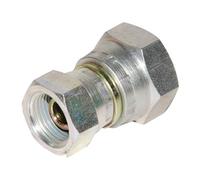 A08BF08BF Adaptador giratorio de unión hembra BSP 60 °, 1/2 "-14 BSP x 1/2" -14 Rosca BSP