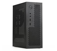 A09 HTPC Caja de computadora Mini ITX Gaming PC Chasis de escritorio chasis USB2.0 Caja de computadora Inicio Caja de computadora Negro