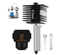 A1/A1mini Hotend Heating Assembly Compatible con Bambulab A1 Mini Upgrade Hotend Kit de impresión de impresora 3D Kit de bloque de calor de extremo caliente con boquilla de acero endurecido de 0,2 mm