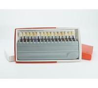 [A1-D4] Guía de sombra de dientes dentales | 16 colores | Selección de tonos de blanqueamiento de dientes/carillas - Tabla de combinación de colores de porcelana, equipo para uso profesional o