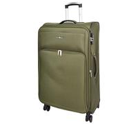 A1 FASHION GOODS Maletas ultraligeras expandibles suaves de 8 ruedas, bolsas de viaje Cuba, Khaki, L, Maleta