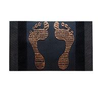 A1 Home Collections A1HC Rubber Pin Welcome Door Mats 18x30 for Outdoor Entrance Fun Designed Doormat Welcome Mats for Front Door Non-Slip Backing Rub