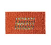 A1 Home Collections Pin Doormat for Outdoor Entrance Fun Designed Floor Welcome Front Door Indoor Non-Slip Backing Rubber Mat for Outside 18 X 30 Terr