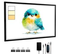 A1 Mesa de Luz - 10000lux Alta Luminosidad Caja de Luz LED para Pintura de Diamantes, 3 colores10 Niveles de Brillo, Mesa de Dibujo, Proyector de Dibujos - Ligera y Duradera