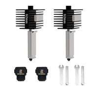 A1 Mini Upgrade Hotend Kit, 2 Piezas Hotend Actualizado para Bambu Lab A1/A1 Mini, Boquilla de Acero Endurecido de 0,2 Mm Y Calcetín de Silicona para Pieza de Impresora 3d para Bambu Lab