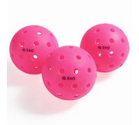A11N S40 Outdoor Pickleball Balls- USAPA Approved, 3-Pack, Fuchsia