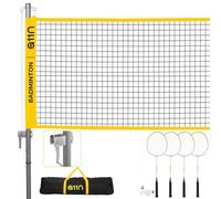 A11N SPORTS A11n Outdoor Badminton Set A11N-Juego Exteriores, Unisex, Amarillo