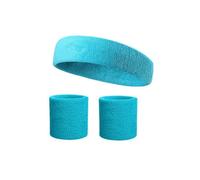 (A12)Breathable Cotton Sweatband Wristband Headband Comfortable High-elastic Running Fitness Sweat Absorbing