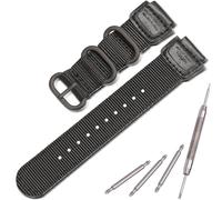 A158WA - Correa de reloj de nailon compatible con Casio F108WH A168WA-1 AE1200WH W800HG AE1500WH W218H MRW200H W735H AE-1300WH AE1000W WS1600H Correa de reloj de repuesto de 18 mm