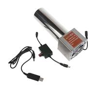 A160S - Ventilador centrífugo turbo de 5 V 2 A para barbacoa, estufa de calefacción alimentada por USB para fuente de alimentación con regulación de velocidad, ventilador alimentado por USB