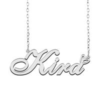 A168A Collar personalizado con nombre personalizado chapado en nombre para madre, hija, amistad, mujeres, día de San Valentín, Navidad, cumpleaños, Año Nuevo, Metal, Sin gemas.