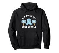 A1C Gaming Humor diabético Tipo 1 2 Diabetes Pixel Art Gamer Sudadera con Capucha