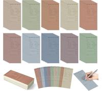 A1DIEE Marcapáginas de reseña de libros bohemios, regalo de primavera y Pascua, 120 unidades, marcador de página de libro, registro de lectura para lectores, regalo de gusano de biblioteca, rastreador