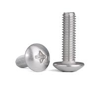 (A2-70) Perno de cabeza plana Braguero de acero inoxidable 304, redondo, grande, M2, M2.5, M3, M4, M5, M6, M8, longitud 3~80 mm(30mm,M3 (20pcs))