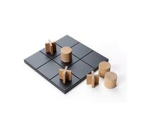 A2 Juego Play Negro-piezas de juego en roble blanco aceitado