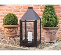 A2 Living Todo Linterna XL Mega Negro Resistente Intemperie Inoxidable de Jardín