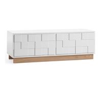 A2 Mueble TV Collect 2010 roble aceitado blanco