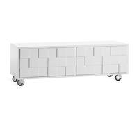 A2 Mueble TV con ruedas Collect 2010 blanco