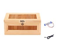 A2-No toques la caja inútil. Broma decorativa y divertida.