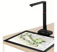 A2 Overhead Document Scanner, Escáner De Documentos, 23mp De Alta Resolución, Incorporado En La Luz LED De Alto Brillo, Auto Aplanar Y Tecnologías De Eliminación De Huellas Dactilares
