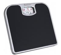 A21 Báscula de Baño Analógica, hasta 136kg, Antideslizante | Sin Pilas, con Números Grandes y Pantalla Clara para Leer Fácilmente - Calibra la Aguja Antes de Usar, Plata