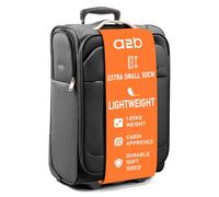 A2B Maleta de Mano Ligera de 19" en Cabina - Equipaje Extra pequeño de Carcasa Blanda con 2 Ruedas giratorias | Ideal para Viajes, cruceros, Trenes, estadías en hoteles AB006 (Carbón/Gris Claro)