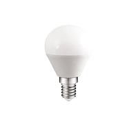 A2BC - Bombilla LED esférica 6W (equivalente a 40W) Luz calida (3000K) no dimmable, E14, 470 Lm, 25000 horas de vida [Clase de eficiencia energética A+]