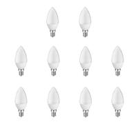 A2BC LED Lighting Bombillas Alta Potencia Luz E14, 6 W, Blanco Cálido 3000K, Pack de 10 unidades