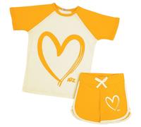 A2Z 4 Infantil Camiseta Shorts Set Verano Trajes Estilo Raglán 2 Pieza Juegos