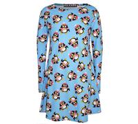 A2Z 4 Infantil Vestido Santa Muñeco de Nieve Pingüino Navidad Swing