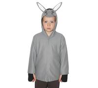 A2Z 4 Kids Disfraz de burro para niñas y niños, capa de forro polar suave con capucha, disfraz de burro 357, talla única