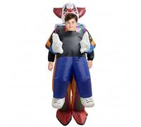 A2Z 4 Kids Disfraz de payaso inflable para Halloween, divertido disfraz de circo, disfraz multicolor para fiestas de Halloween, eventos escolares y cosplay, talla única para niños de 8 a 12 años