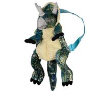 A2Z 4 Kids Mochila escolar Triceratops para niñas, niños y adolescentes, correas ajustables para el hombro con lazo de transporte, mochila de polietileno ligera y cómoda, para viajes, increíbles