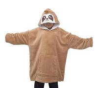 A2Z 4 Kids Muchachas Niños Oversized Sudadera Animal Snuggle - Snuggle 957 Sloth Kids 3-6