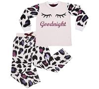 A2Z 4 Kids Niñas Pijama Niños PJS 2 Pedazo Conjunto Salón Traje para Niños Cima Abajo - PJS 154 White 9-10