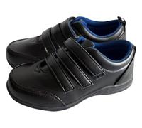 A2Z 4 Kids Zapatos deportivos para niños mayores, elegantes, con triple correa, cierre táctil, cómodos, para bodas, fiestas, regreso a clases, antideslizantes, informales, deportivos, para caminar