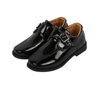 A2Z 4 Kids Zapatos escolares para niños mayores, elegantes, formales, con hebilla, con hebilla, cómodos, para bodas, fiestas, regreso a clases, antideslizantes, informales, deportivos, para caminar