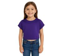 A2Z 4Kids Niña Top Corto Liso Cómodo Verano Moderna Disfraz Edad 5-13 Años