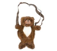 A2Z Bolso cruzado para niñas y adolescentes, con bloqueo para teléfono móvil, bolso de hombro de peluche 3D con oso de animales pequeños, oso, Bolsa para teléfono móvil