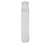 A2Z Botellas de Agua Caliente Funda Suave de Felpa con 2 Litros Larga Duradera a Prueba de Fugas Botella de Goma - Hot Bottle HB1156 White