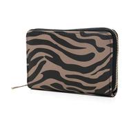 A2Z Monedero pequeño de piel sintética con cremallera alrededor de estampado de animales, tarjetero compacto, bolsillo para monedas, estampado de cebra, leopardo, serpiente, elegante, regalo diario
