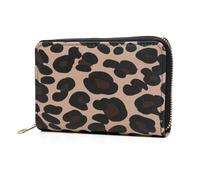 A2Z Monedero pequeño de piel sintética con cremallera alrededor de estampado de animales, tarjetero compacto, bolsillo para monedas, estampado de cebra, leopardo, serpiente, elegante, regalo diario