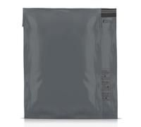 A2Z Paquete de 100 bolsas de polietileno ecológicas para envíos postales de 304 mm a 406 mm, color gris