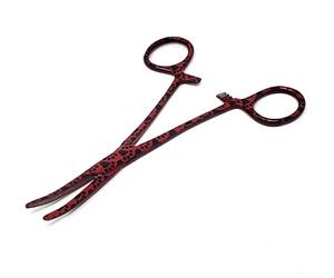 A2Z SCILAB Extractor de pelo de oreja/nariz para perros y mascotas, pinzas hemostáticas de bloqueo, alicates curvos, abrazaderas dentadas completas de 5,5 pulgadas (14 cm) de acero inoxidable (patas r