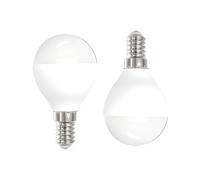 A2ZWORLD 2 bombillas LED E14 G45 12 W 1160 lm 220 V, blanco neutro 4200 K, mini globo G45 súper luminoso, ángulo 180°, D45 x 85 mm