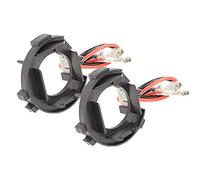 A2ZWORLD 2 portalámparas LED H7 para coche con alimentación de enchufe compatible con Golf VI VII 6 7 Sharan/Touran/Scirocco/Seat/Alhambra 2012/Polo 2013/Mercedes Benz Sprinter agujero de 23 mm