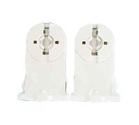 A2ZWORLD 4 portalámparas para neón, tubo LED T8 con base de fijación, portalámparas, adaptadores y convertidor