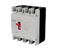 A2ZWORLD Interruptor en caja magnetotérmico, MCCB Curva C, 4P AC 400V 250A, Ui 660V Uimp 8Kv, Ics 18kA Icu 35kA, IP40 IEC60947-2